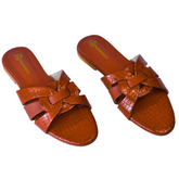 DARK BROWN SLIPPER WITH COMFORT PREMIUM QUALITY
