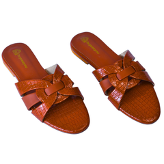 DARK BROWN SLIPPER WITH COMFORT PREMIUM QUALITY