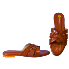 DARK BROWN SLIPPER WITH COMFORT PREMIUM QUALITY