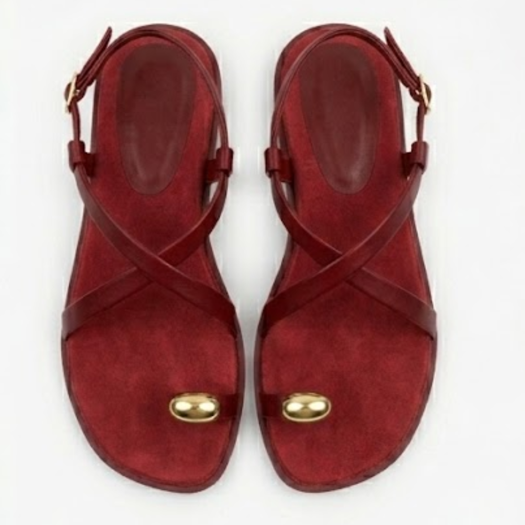 Women’s Strappy Flat Toe-Ring SandalsStyle