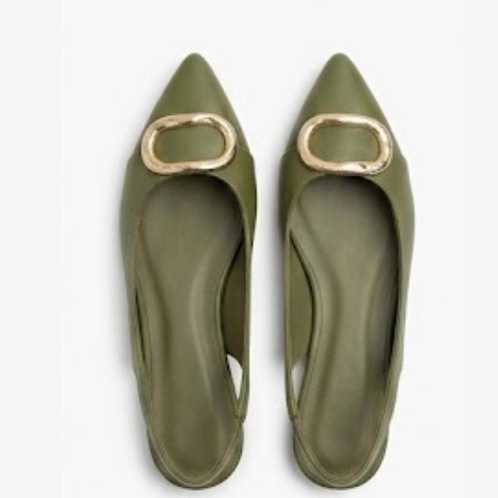 Pointed Toe Slingback Flats – BSYStyle: