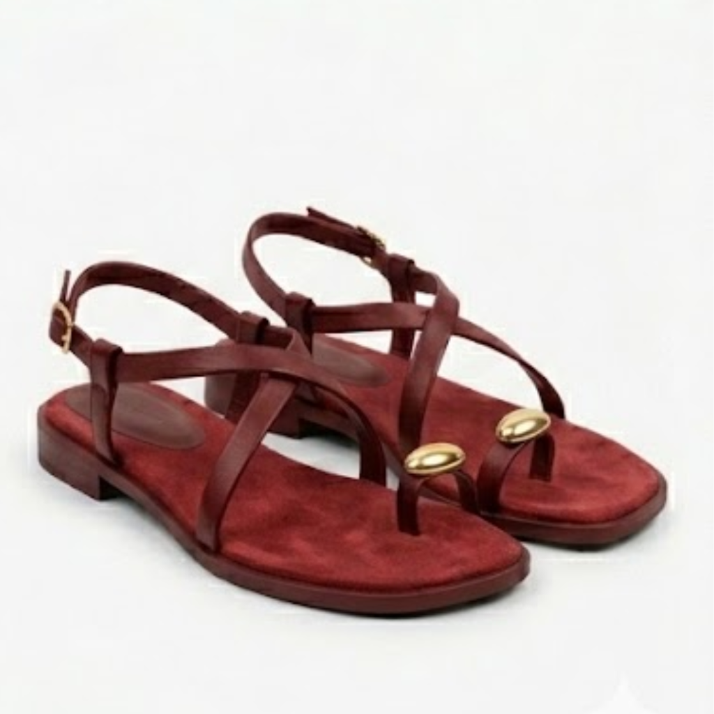 Women’s Strappy Flat Toe-Ring SandalsStyle