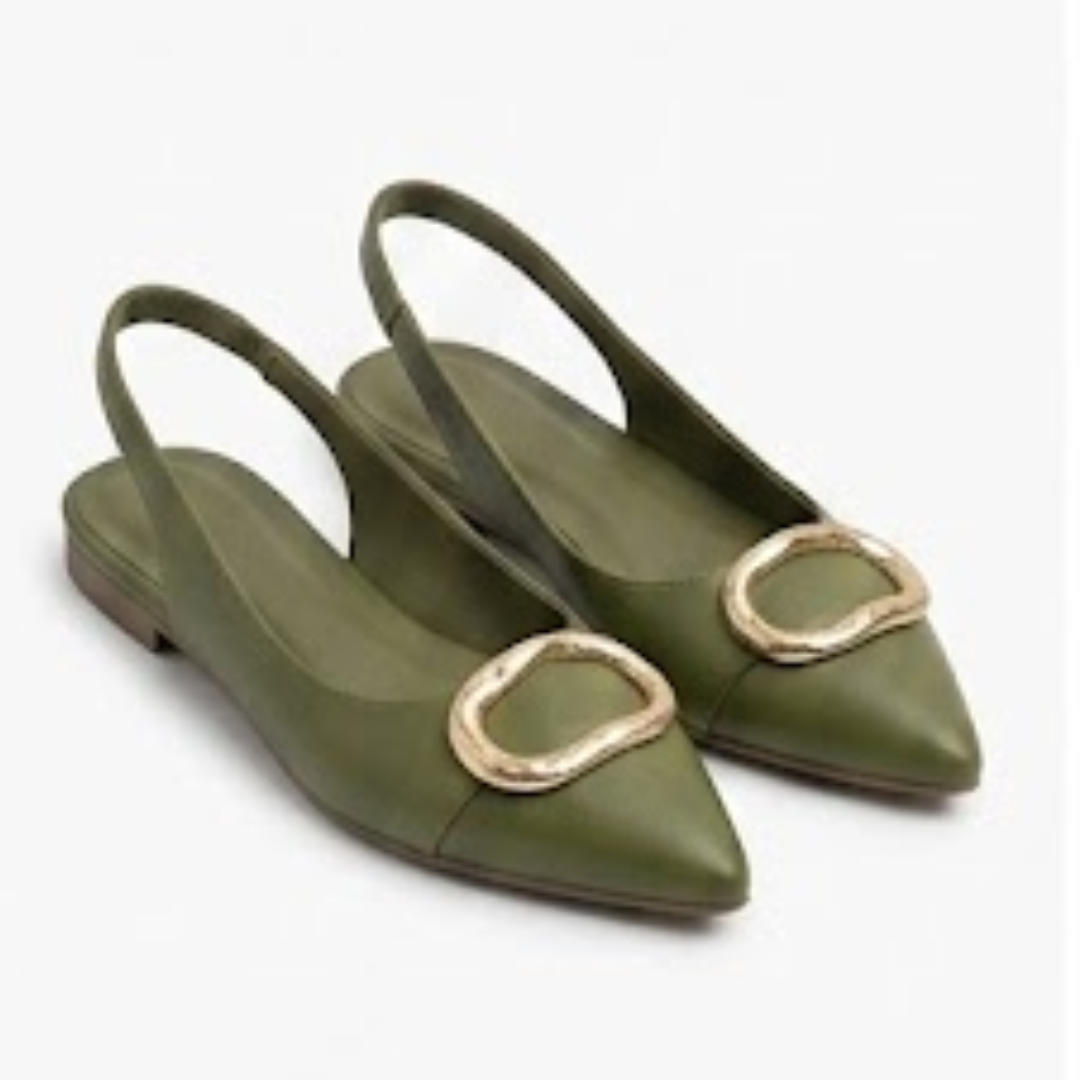 Pointed Toe Slingback Flats – BSYStyle: