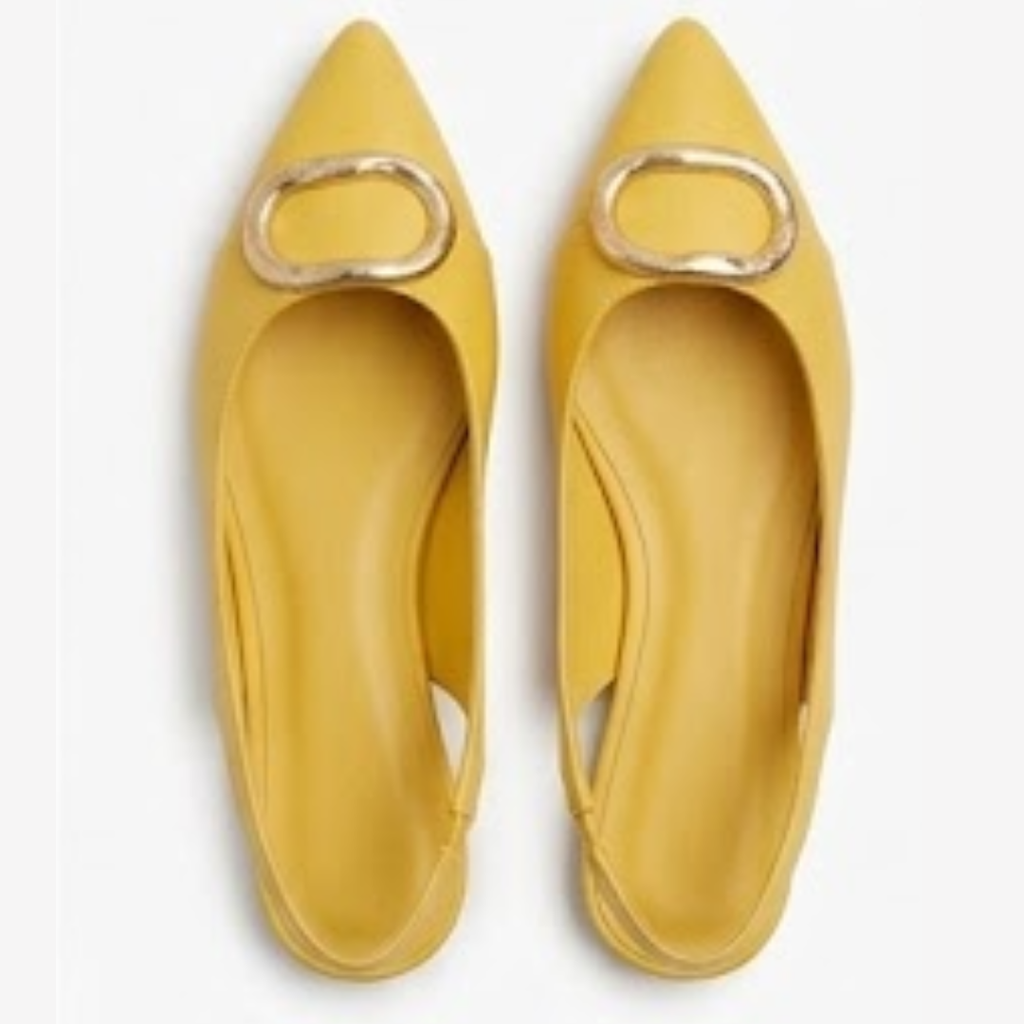 Pointed Toe Slingback Flats – BSYStyle: