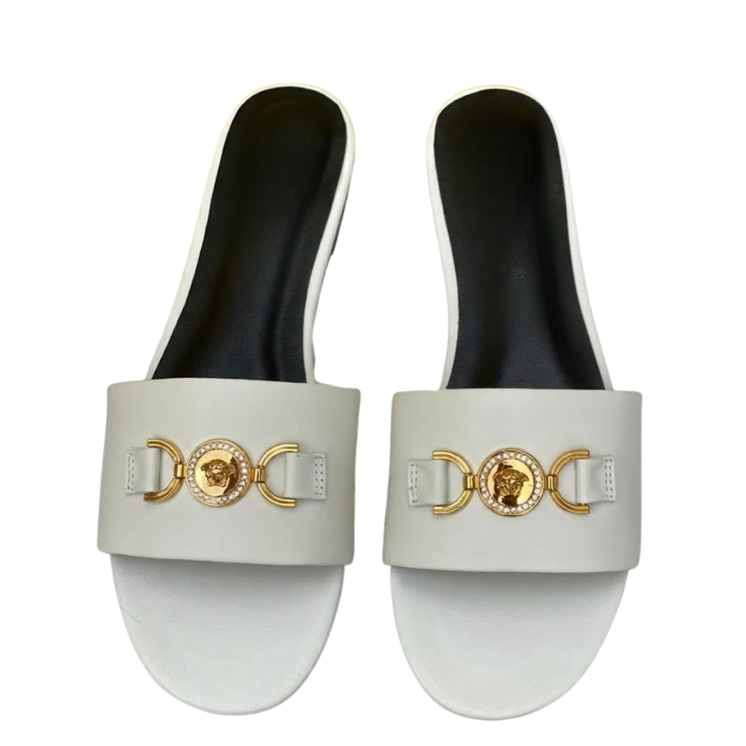 Flat slide sandals with premium quality