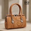 Women's hand bag marble swirl pattern