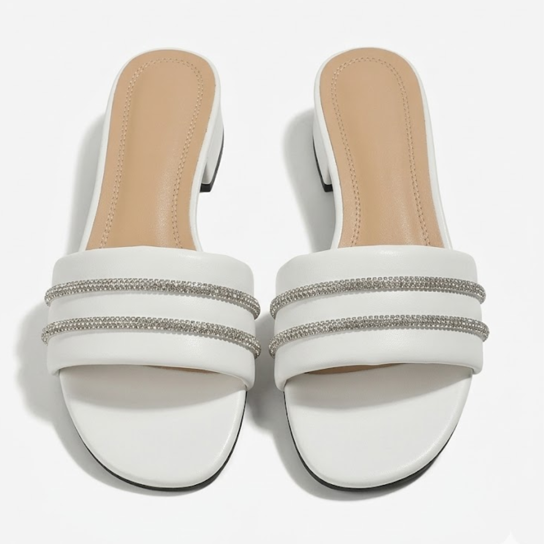 Open toe heel sandals with premium quality