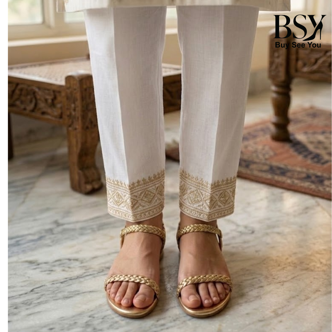 Braided Flat Ankle Strap Sandals