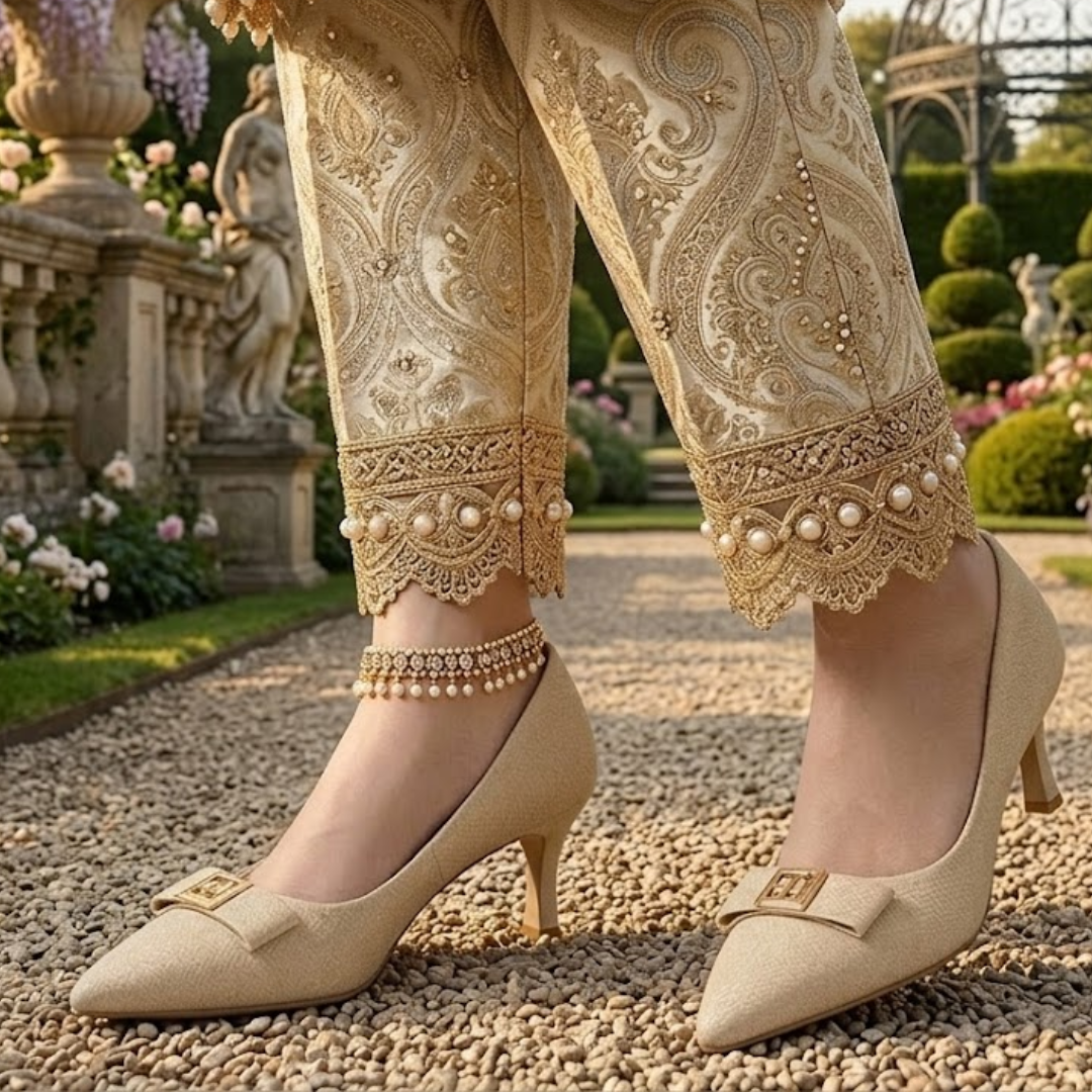 High-heeled pumps with premium quality