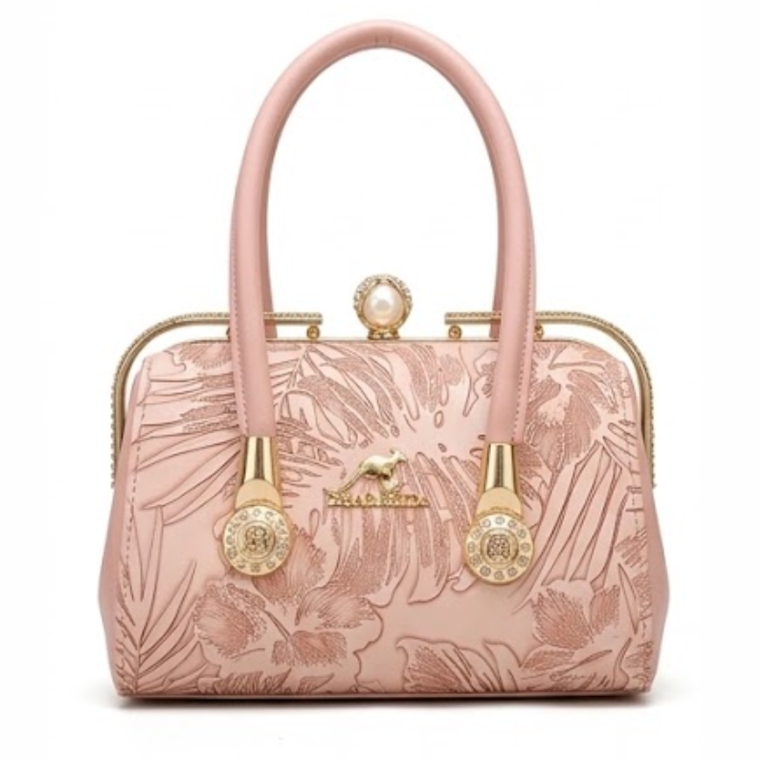 Women's hand bag marble swirl pattern