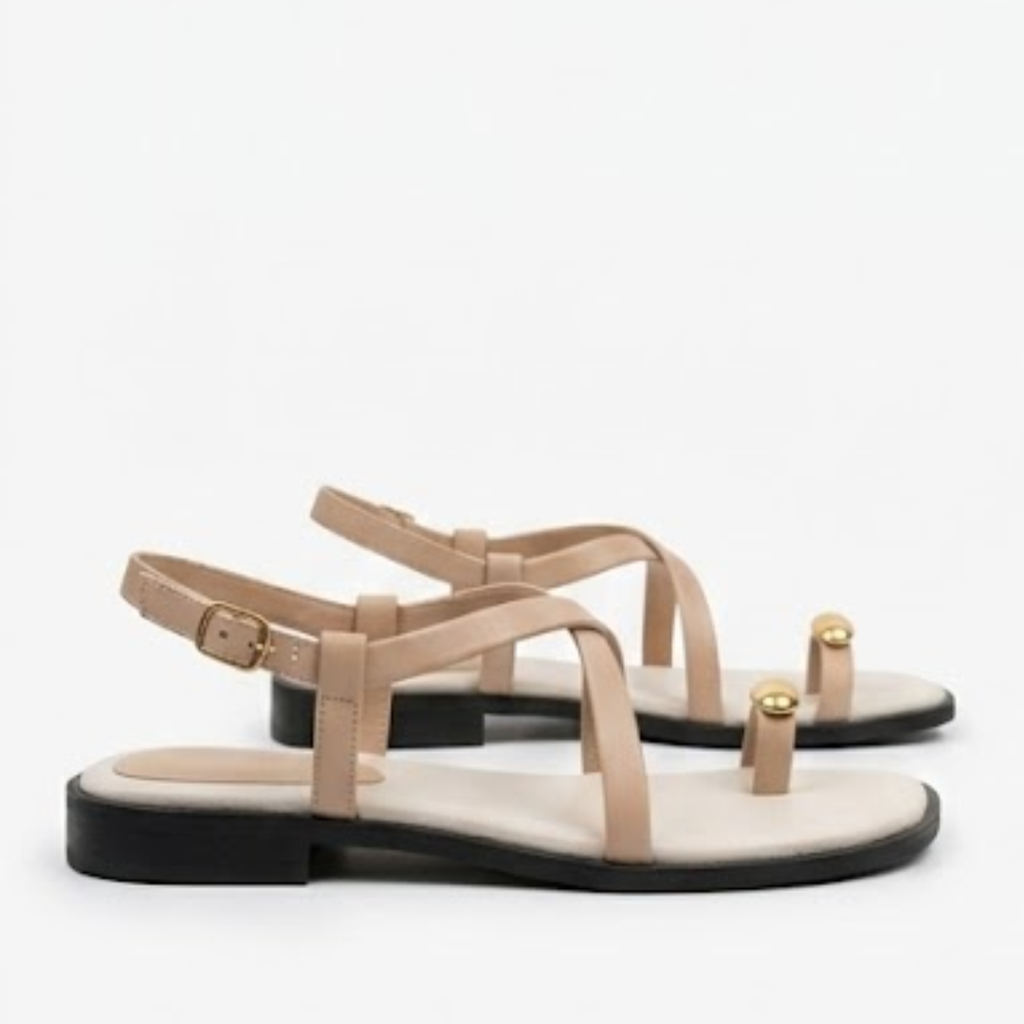 Women’s Strappy Flat Toe-Ring SandalsStyle
