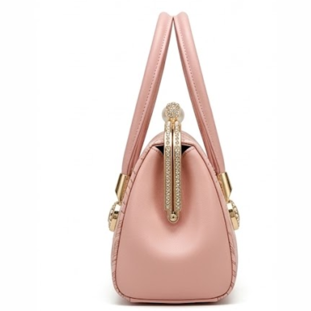 Women's hand bag marble swirl pattern