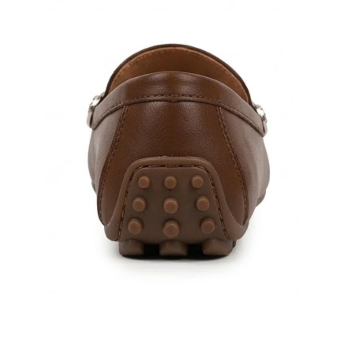 Brown suede wedge shoes with premium quality