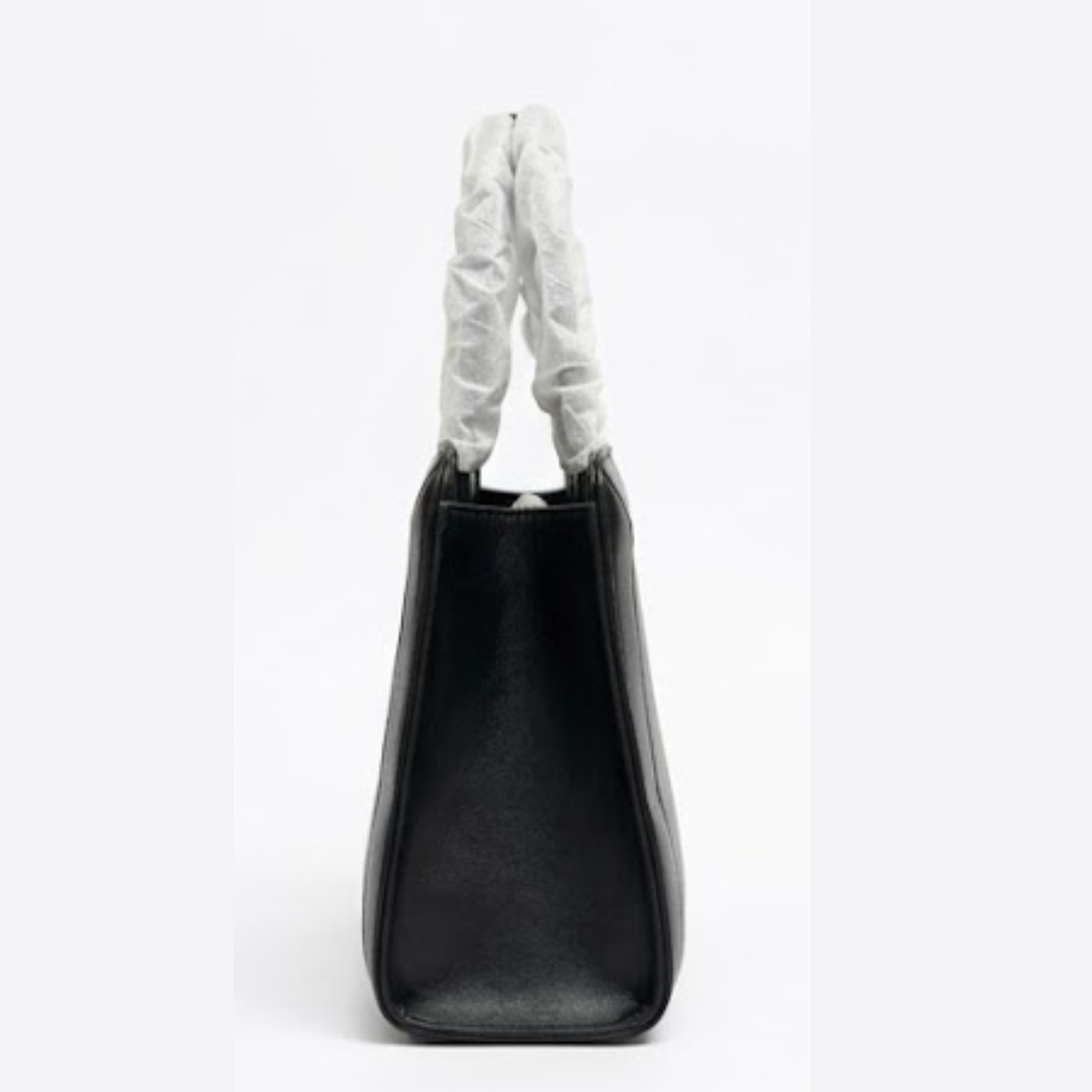 Elegance Structured Top-Handle Bag
