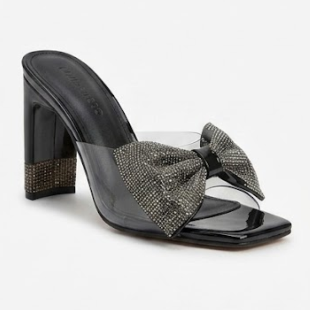 Bow Heels Style: Open-toe