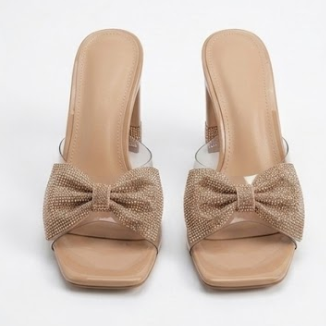 Bow Heels Style: Open-toe