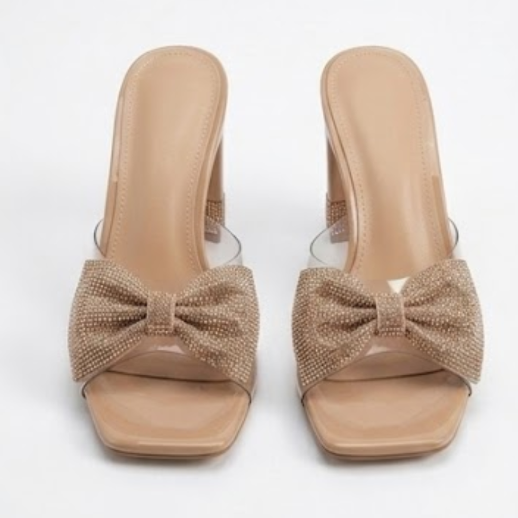 Bow Heels Style: Open-toe
