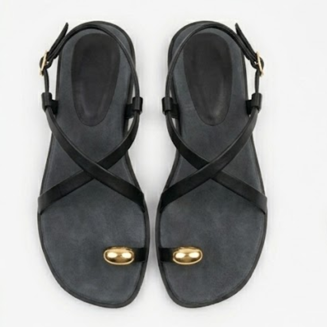 Women’s Strappy Flat Toe-Ring SandalsStyle