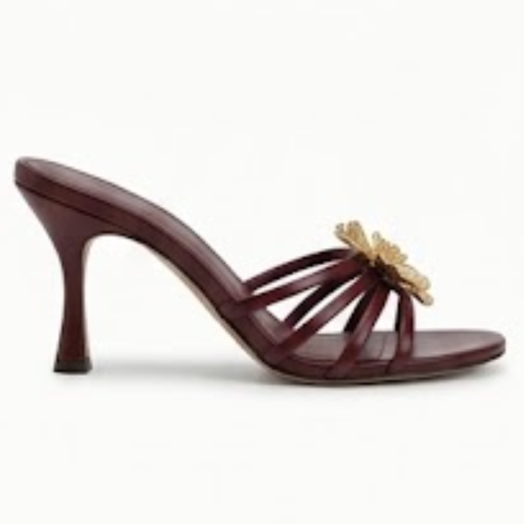 Strappy Floral High Heel Sandals – BSYStyle: