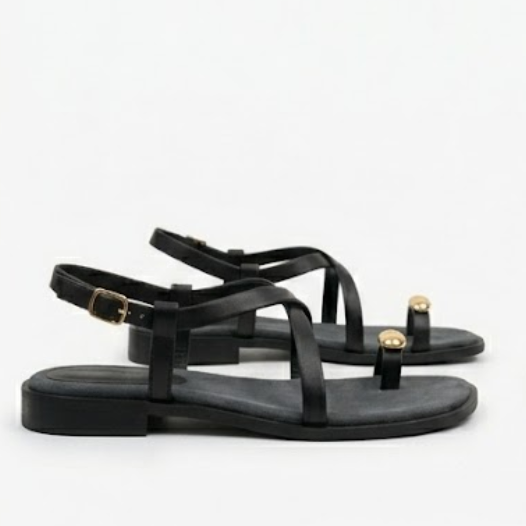 Women’s Strappy Flat Toe-Ring SandalsStyle