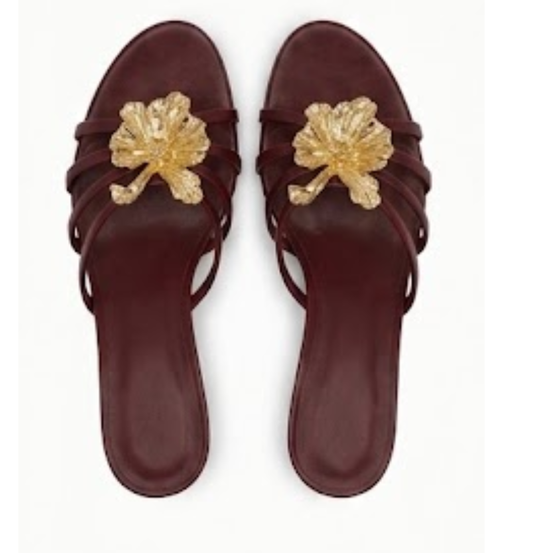 Strappy Floral High Heel Sandals – BSYStyle: