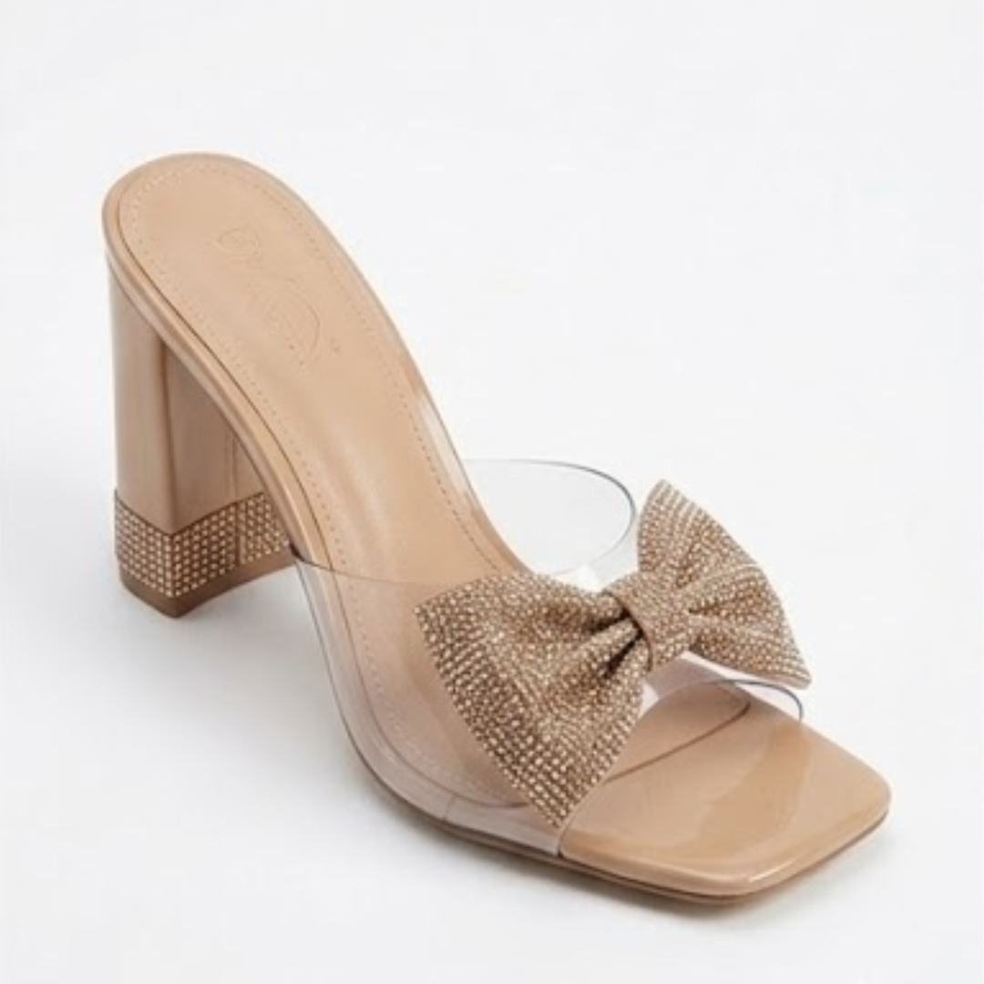 Bow Heels Style: Open-toe