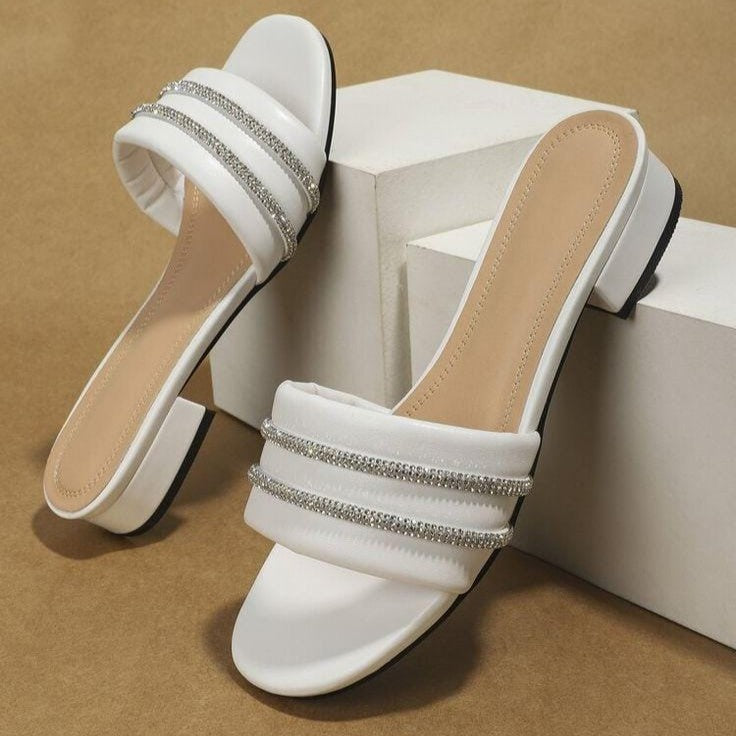 Open toe heel sandals with premium quality