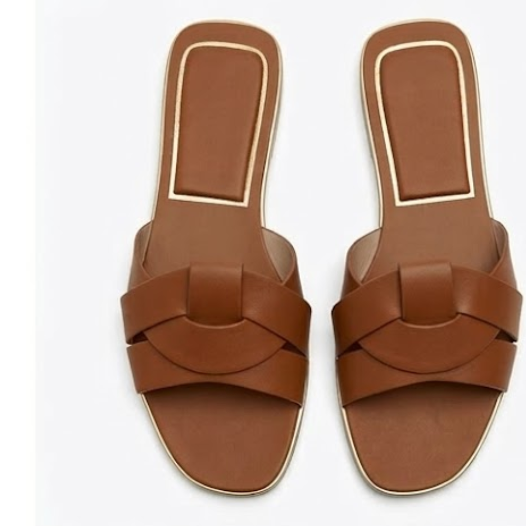 Brown Open Toe Sandals with premium quality