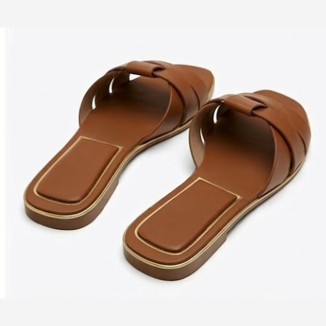 Brown Open Toe Sandals with premium quality